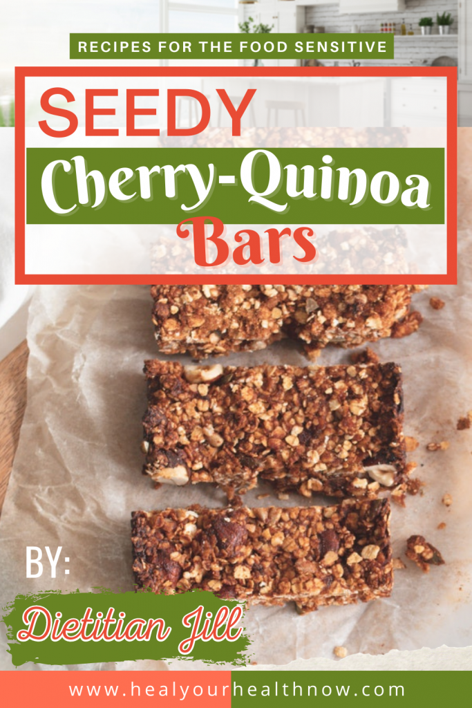 Seedy Cherry-Quinoa Bars