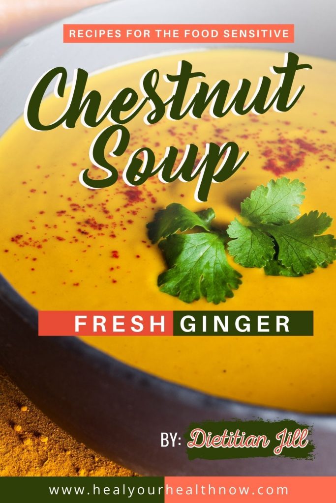 Chestnut Soup with Fresh Ginger