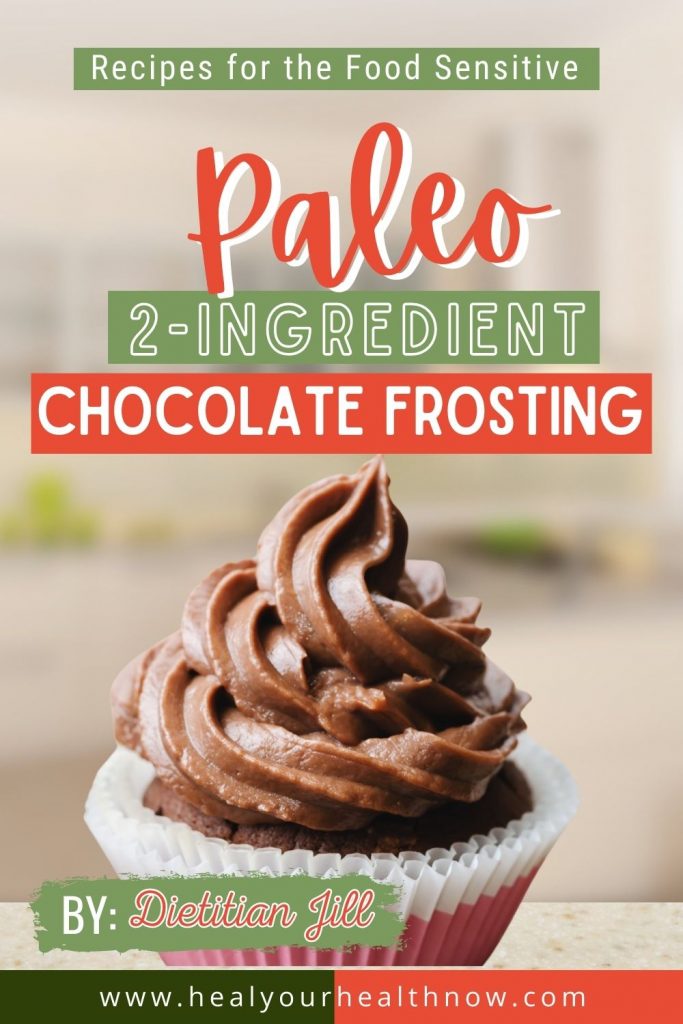Paleo 2-Ingredient Chocolate Frosting